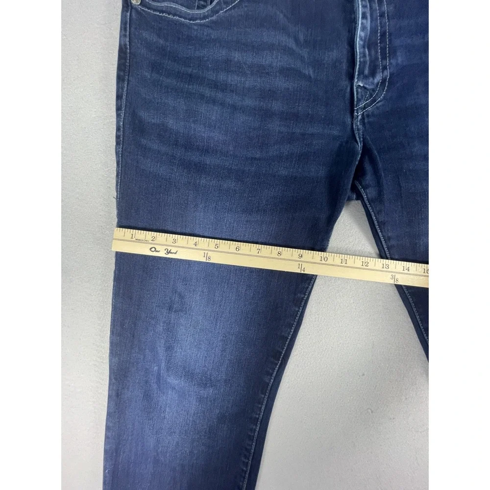 True Religion Jeans Mens 36 Blue Rocco Relaxed‎ Skinny Indigo Denim Five Pocket